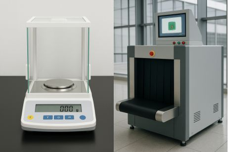 用于抽盲盒的电子秤和X光机示意图