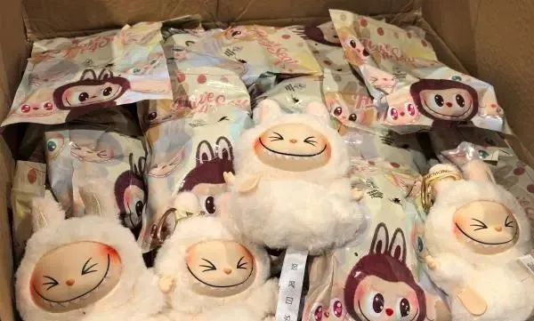 宁波海关查获的侵权货物。