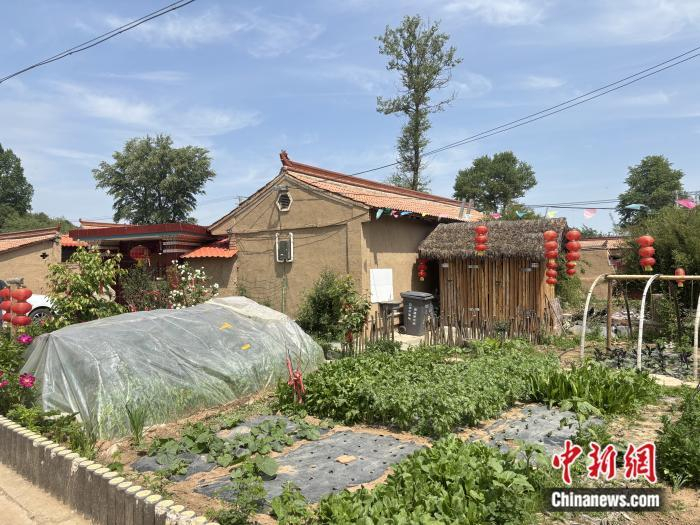 吴广林经营的农家乐小院。李润泽 摄