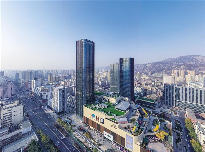 城市商业新地标 兰州日报社全媒体记者 马军 摄