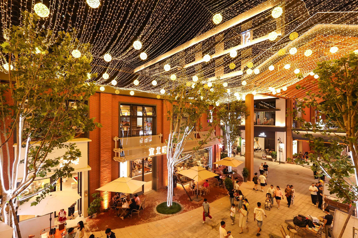 　　“新印1950”街头一角。（受访者供图）