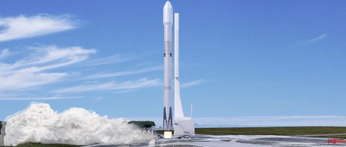 ▲双曲线三号运载火箭发射（效果图）