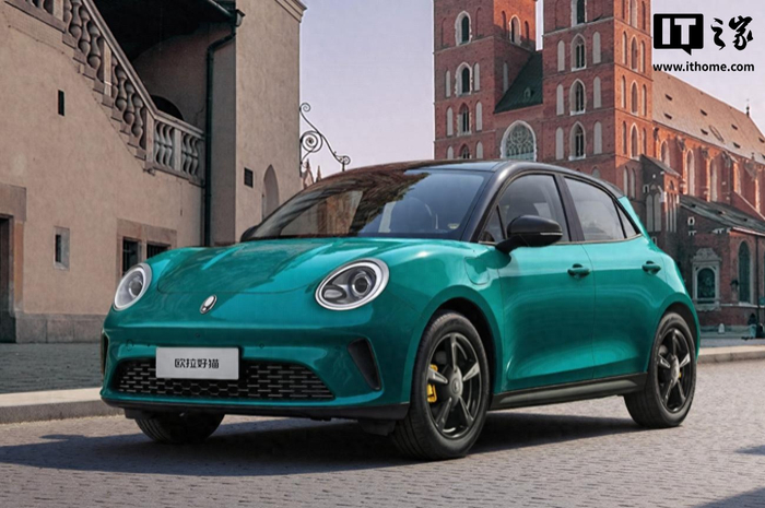 ▲ 2025 款欧拉好猫璀璨绿车漆