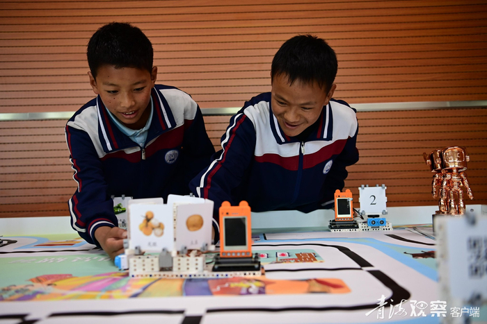 这样的课堂，学生很喜欢。青海日报融媒体记者 陆广涛 摄