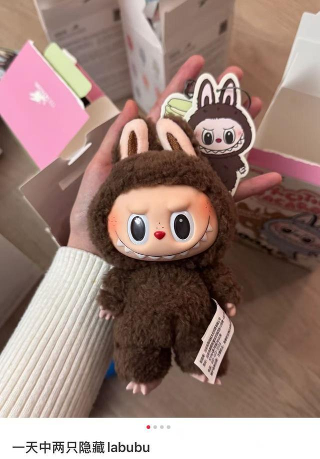 网友晒出“拉布布”系列玩偶 图源：小红书