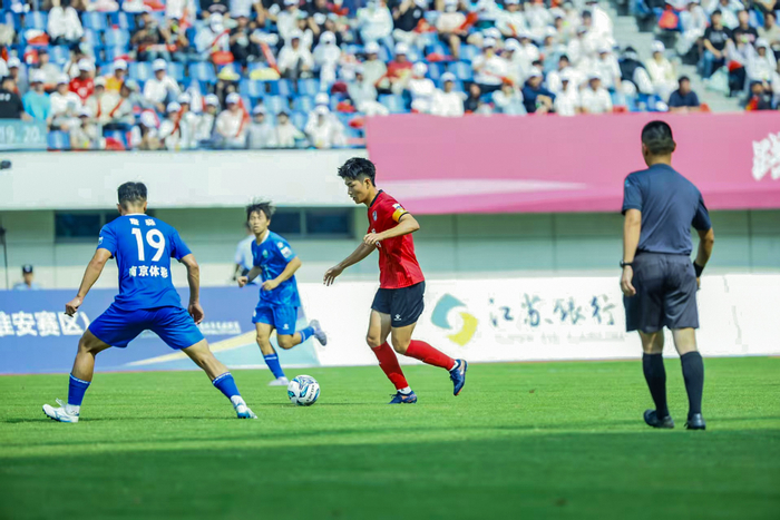 南京队VS淮安队比赛现场（央广网发  赵启瑞  摄）