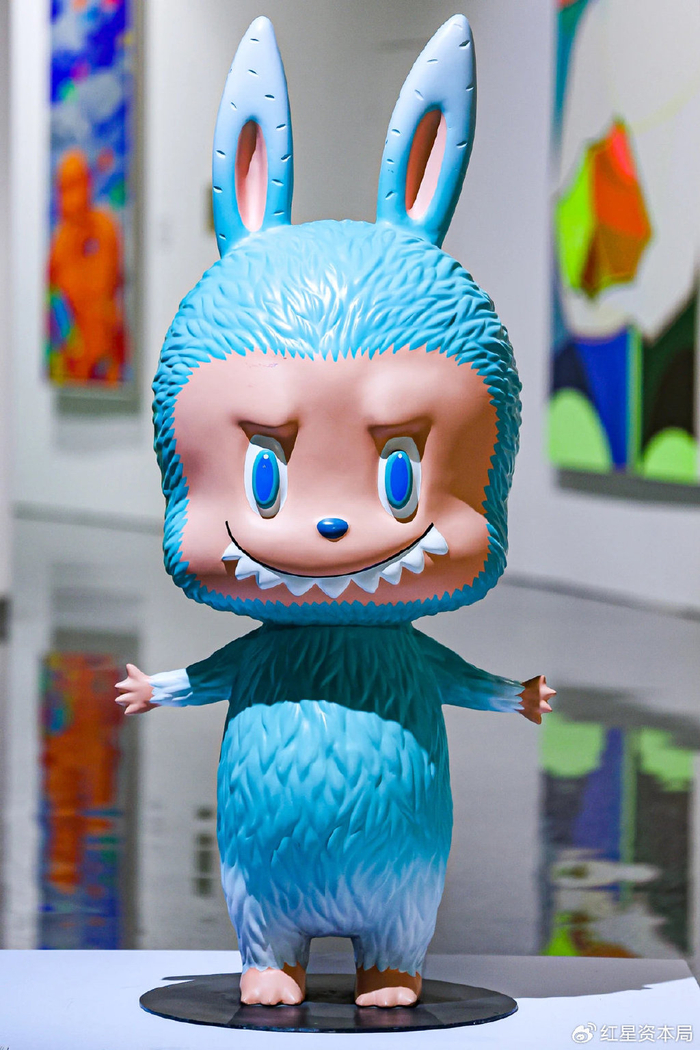 拍卖出108万元的LABUBU 图据：永乐拍卖