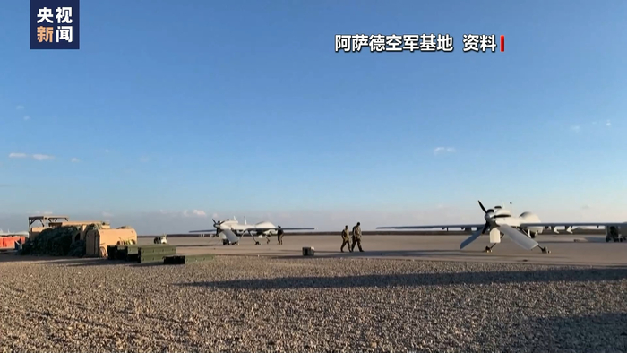 △伊拉克西部驻有美军的阿萨德空军基地（资料图）