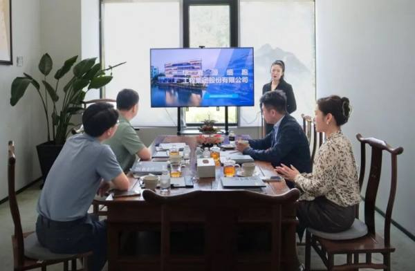 △ 倪成晖主任一行与华夏源座谈会