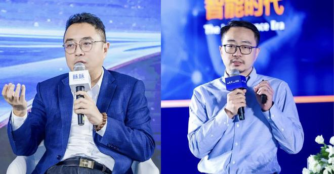 ▲百川智能联合创始人、商业化负责人洪涛，互联网业务负责人焦可（图源：脉脉、基石资本）