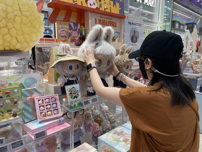 Labubu深受消费者喜爱。王小月/摄