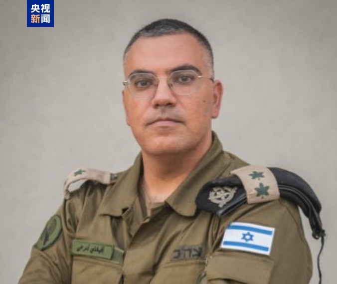 △以军阿拉伯语发言人阿维凯·阿德拉伊（资料图）