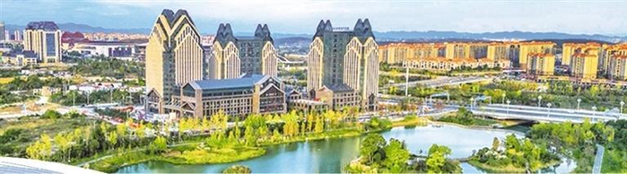 贵阳大数据科创城。 （贵安新区党工委组织人事部供图）