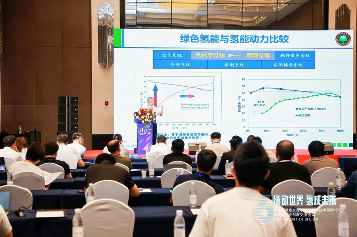孙柏刚报告《氢能源与氢内燃机关键技术探讨》