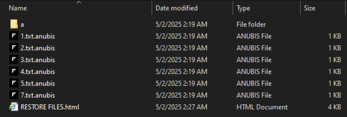 ▲ 遭到黑客加密的文件