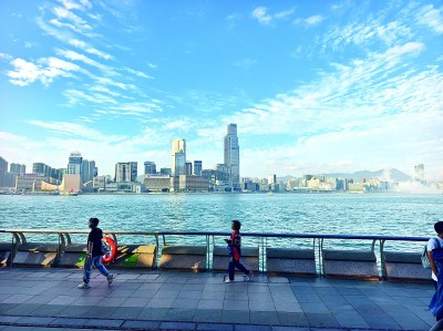 香港维多利亚港。光明日报记者龚亮摄/光明图片