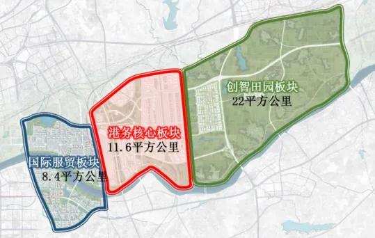 △ 图1 华东国际联运新城板块图