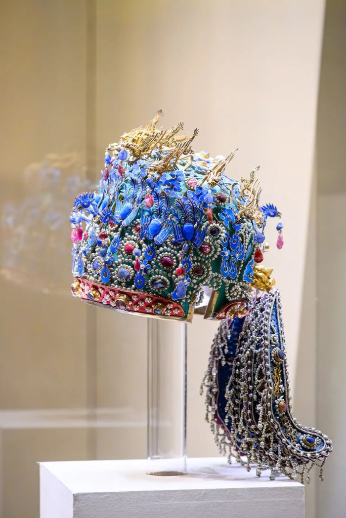 中国国家博物馆藏明孝端皇后九龙九凤冠。胡志超 摄