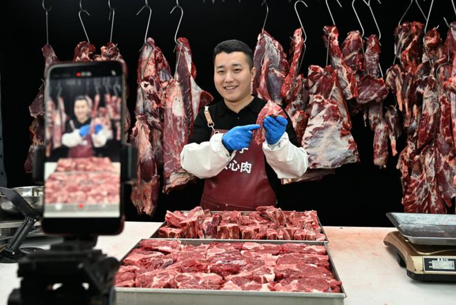 图：文水牛肉借拼多多打响知名度畅销全国（受访者供图）