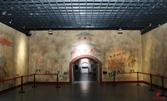 诸多陪葬墓出土的壁画，是唐代政治、外交、文化和军事活动的视觉再现。