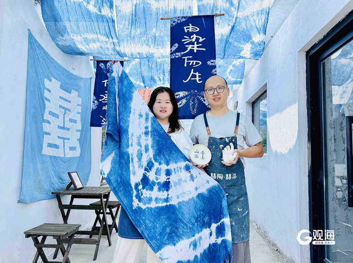 刘烁（左）与陈岳阳。