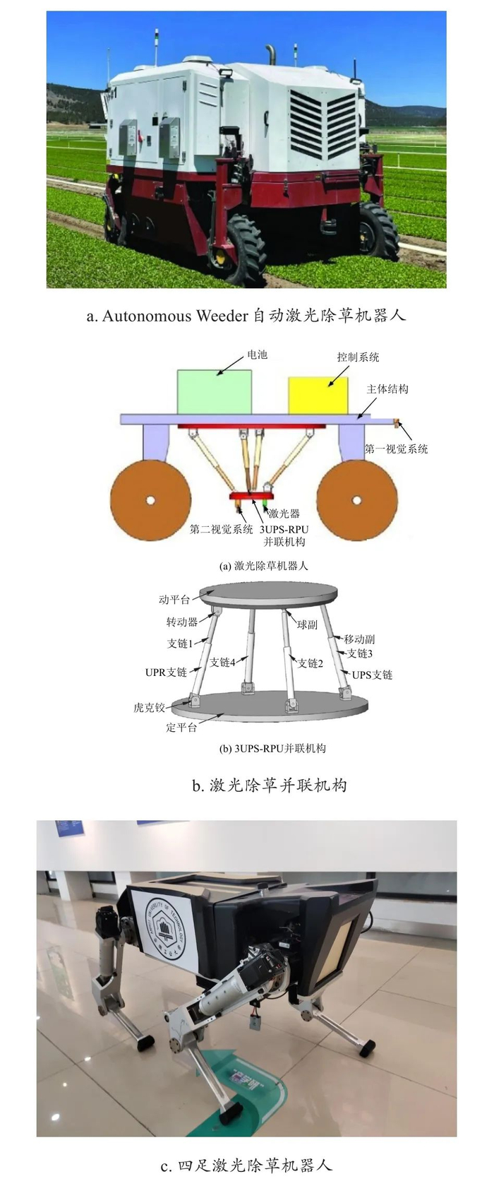 图11　典型激光除草机器人