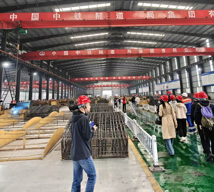 ▲管片生产工厂