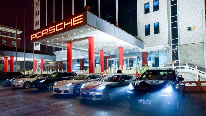 （长安保时捷中心，图源：北京长安保时捷中心官微）