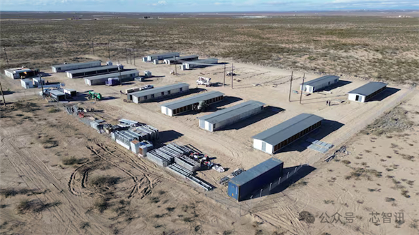 △嘉楠耘智于2023年在美国西德克萨斯州由 Luna Squares 托管的比特币矿厂