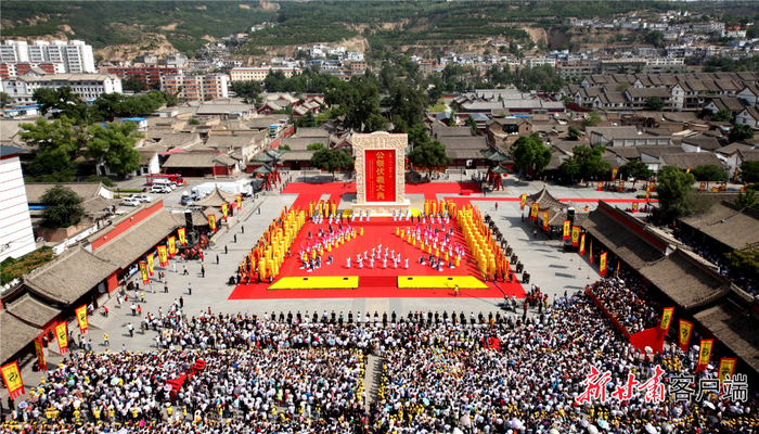 公祭伏羲大典现场。（资料图）