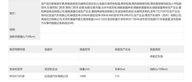 ▲方程豹钛7动力系统信息