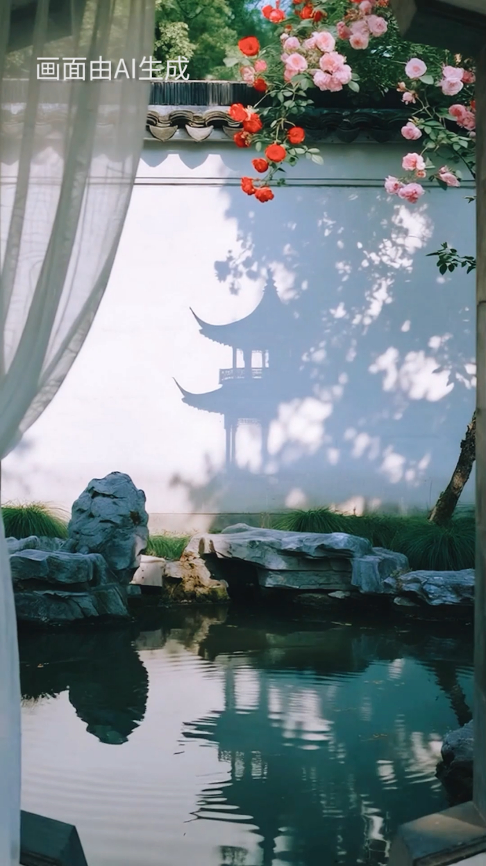 高骈的山亭夏日漫游。