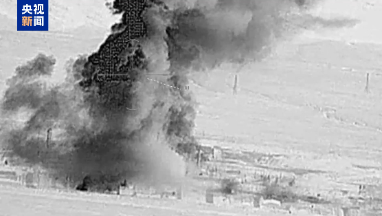 △以军19日公布的空袭伊朗阿拉克地区核设施的画面。