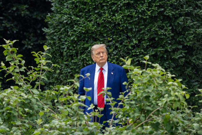 这是6月20日在美国华盛顿白宫拍摄的美国总统特朗普。新华社记者胡友松摄