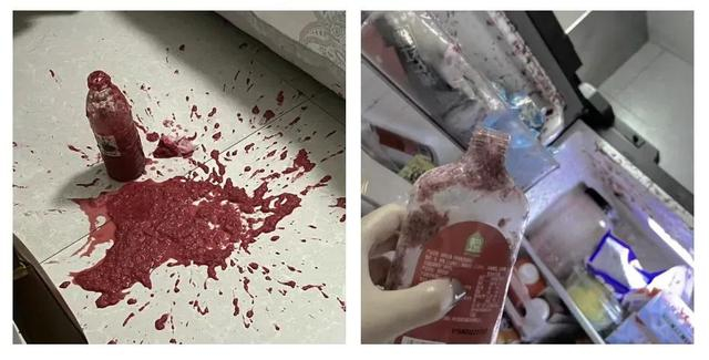 △爆炸的杨梅汁。（图片源于网络）