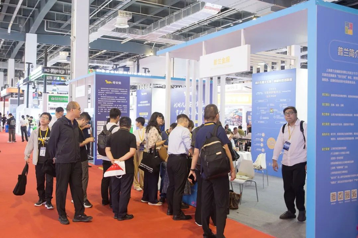 图：普兰展台现场