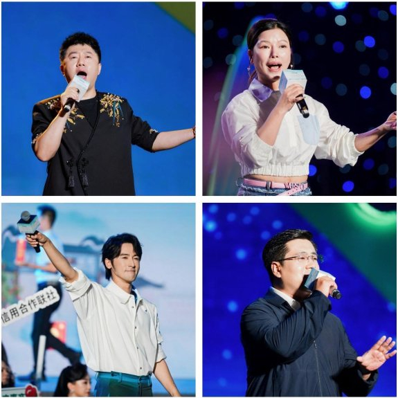 图一为著名歌手 田野、图二为著名歌手 慕容晓晓
