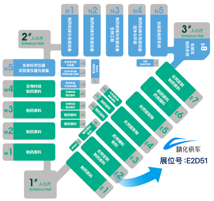 ▲ 大会展位分布图