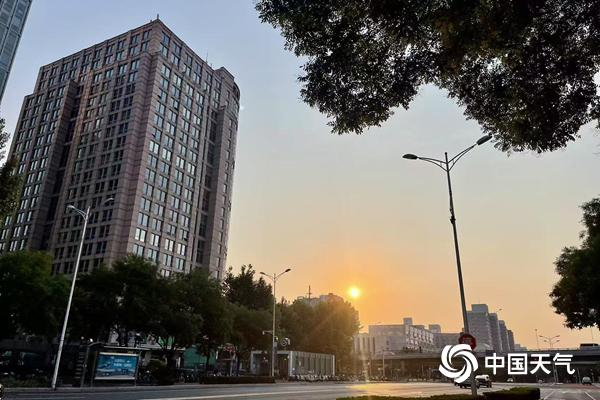 　　今晨，北京天气以晴为主。（图/中国天气网 王晓）