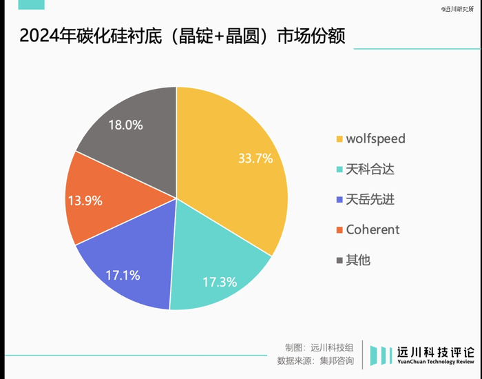 2024年碳化硅晶圆市场份额