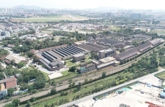 国棉六厂厂区鸟瞰图