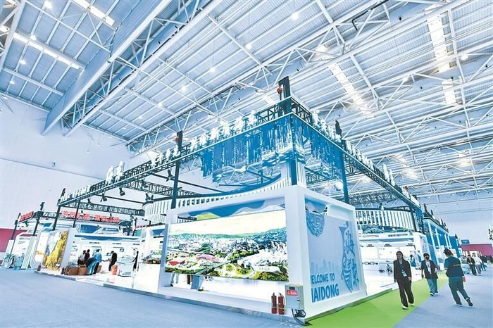 海东展区。魏雅琪 摄