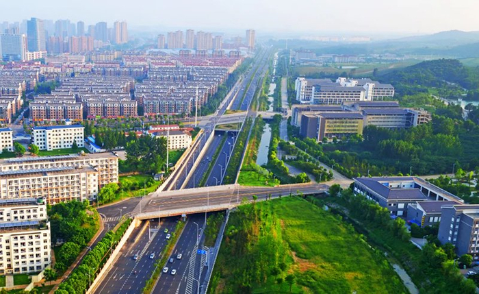 俯瞰滁州城区。滁州市委宣传部供图