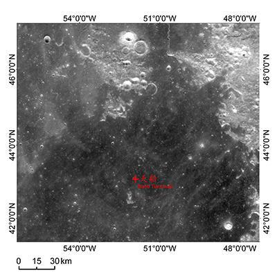 ▲ 图源：月球与深空探测科学数据与样品发布系统（后同）| 嫦娥六号着陆区