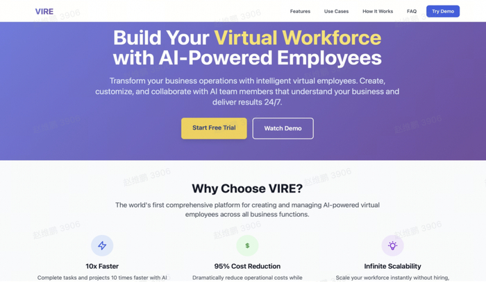 用 AI 打造的该产品的官网页面｜来源：出门问问