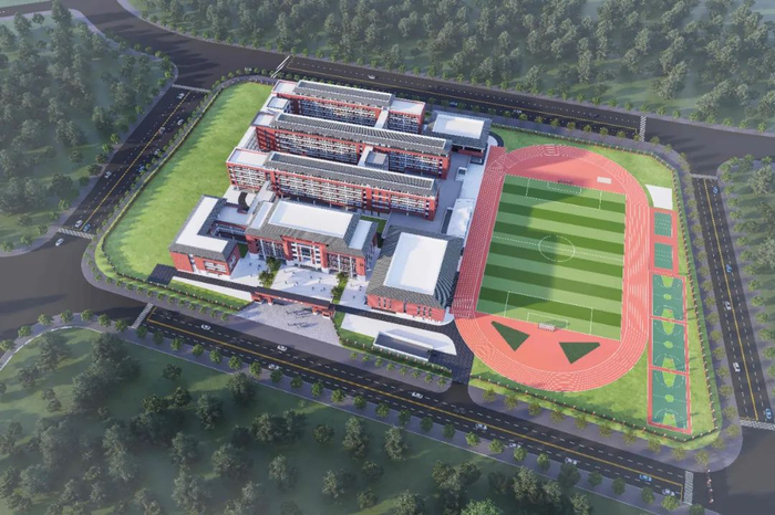 ▲清远一中松苏岭中学效果图。