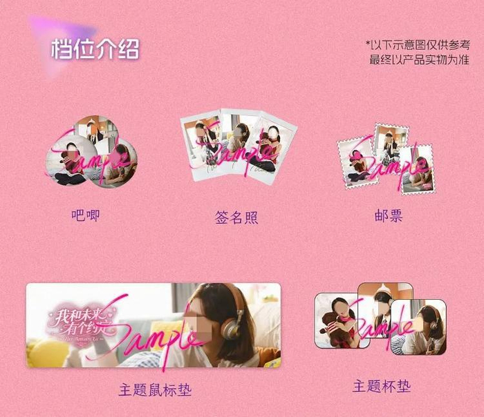 众筹后可获得的游戏周边 游戏宣传页面截图