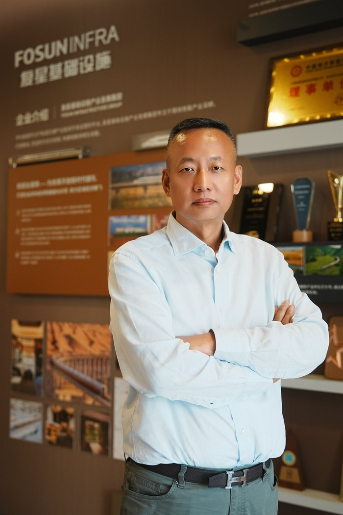 复星全球合伙人、复星国际副总裁，复星基础设施董事长温晓东。来源：受访者供图