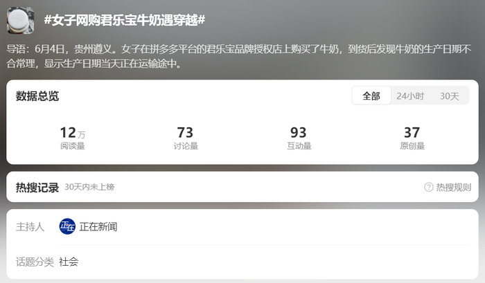 图片：微博 截图