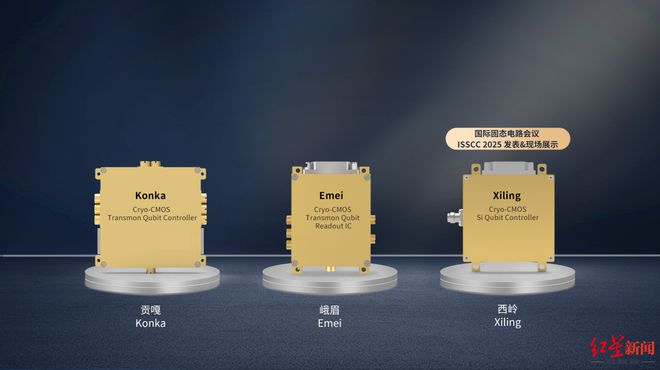 ▲“蜀山”系列低温CMOS量子测控芯片组